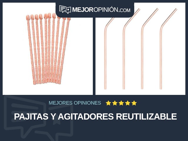 Pajitas y agitadores Reutilizable