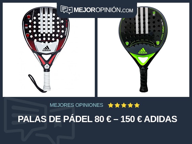 Palas de pádel 80 € – 150 € adidas