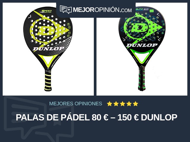 Palas de pádel 80 € – 150 € Dunlop