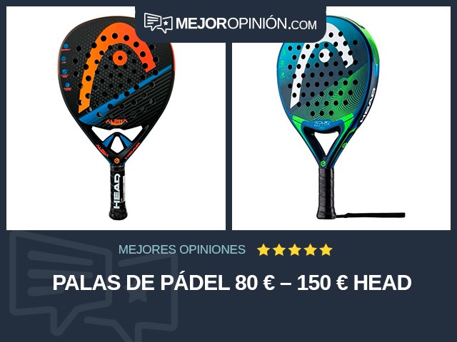 Palas de pádel 80 € – 150 € HEAD