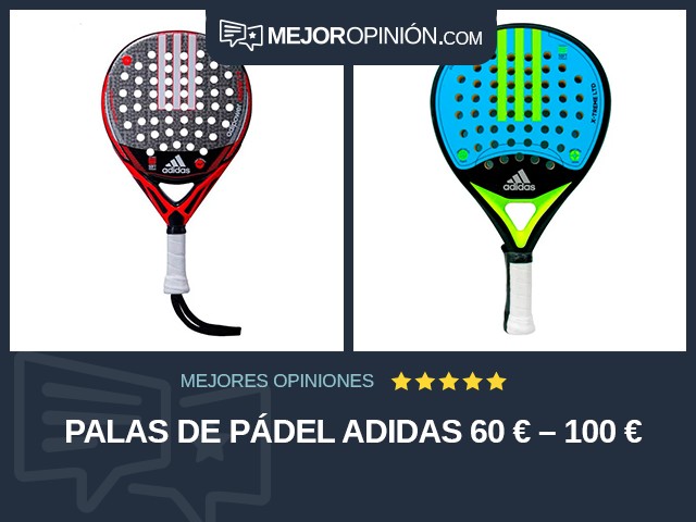 Palas de pádel adidas 60 € – 100 €