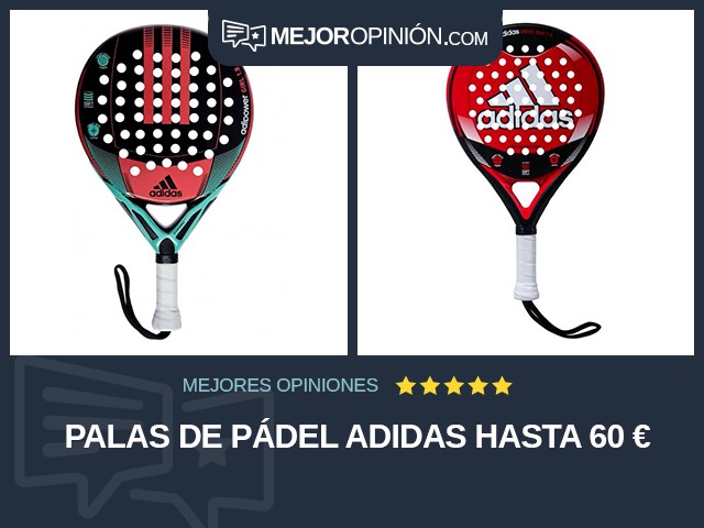 Palas de pádel adidas Hasta 60 €