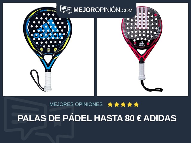 Palas de pádel Hasta 80 € adidas