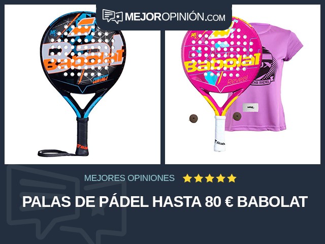 Palas de pádel Hasta 80 € Babolat