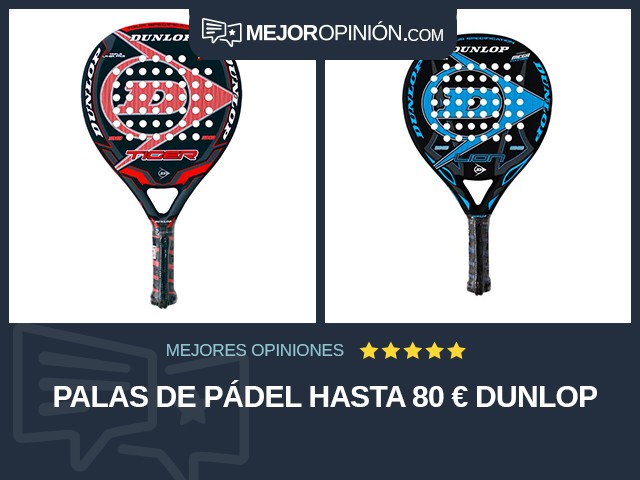 Palas de pádel Hasta 80 € Dunlop