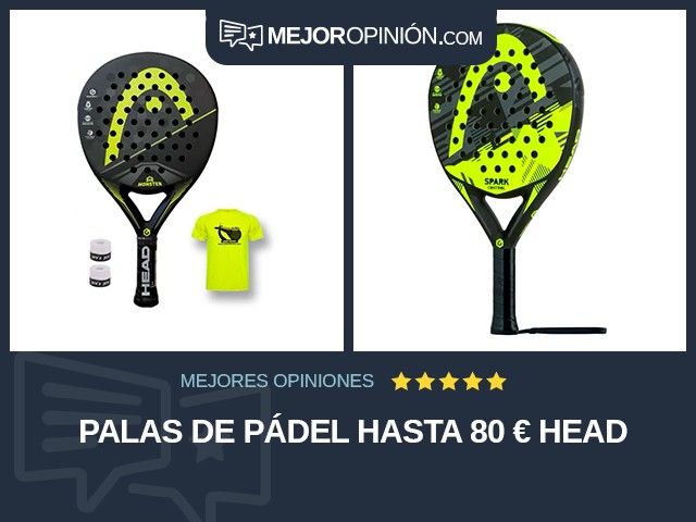 Palas de pádel Hasta 80 € HEAD