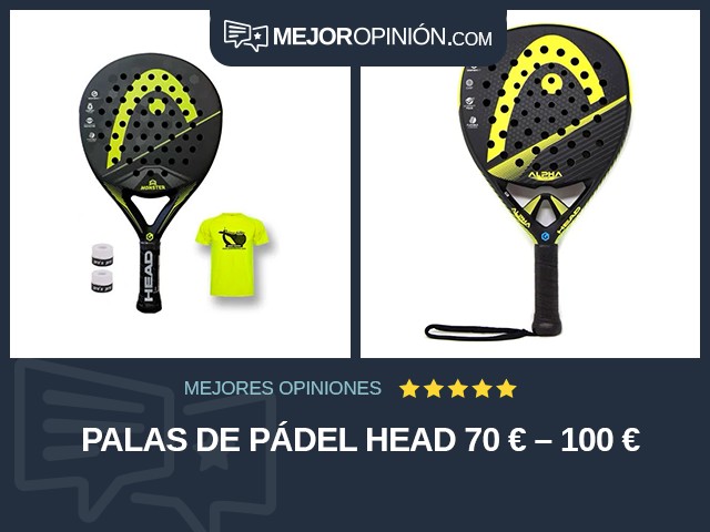 Palas de pádel HEAD 70 € – 100 €