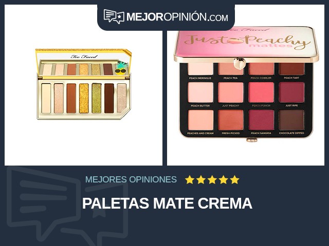 Paletas Mate Crema