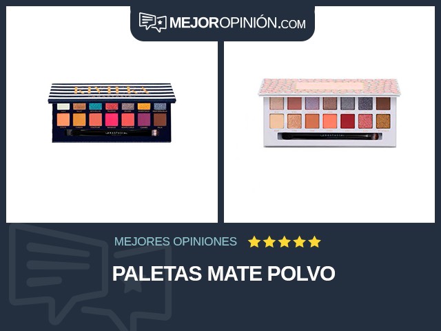 Paletas Mate Polvo