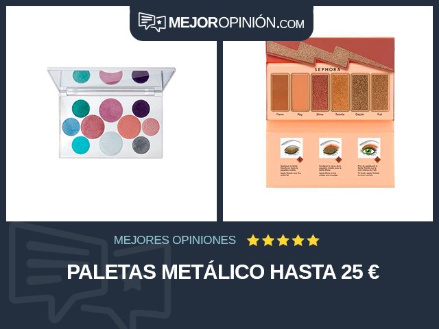 Paletas Metálico Hasta 25 €