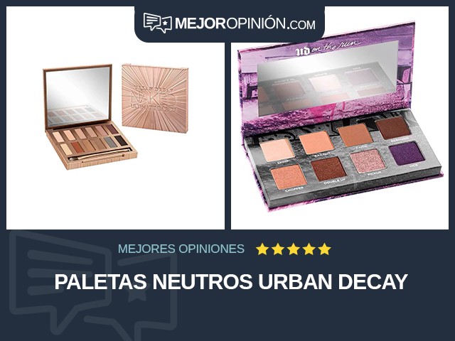 Paletas Neutros Urban Decay