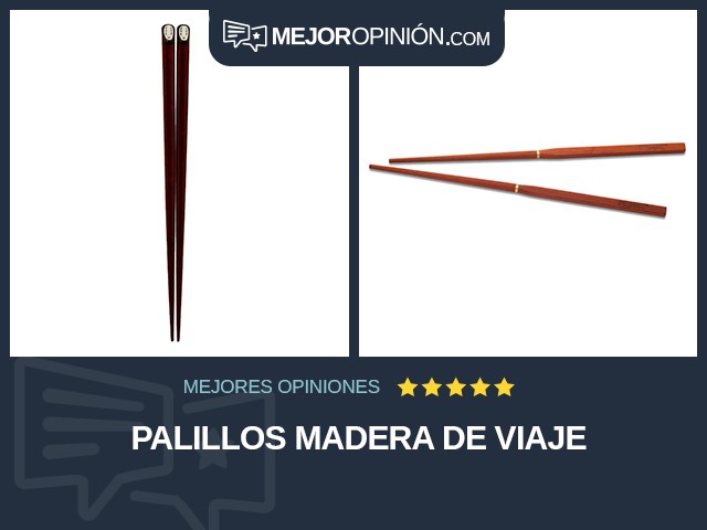 Palillos Madera De viaje