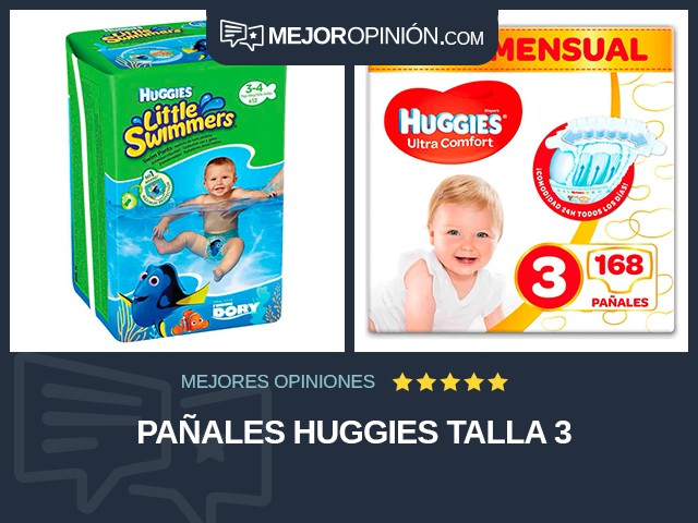 Pañales Huggies Talla 3