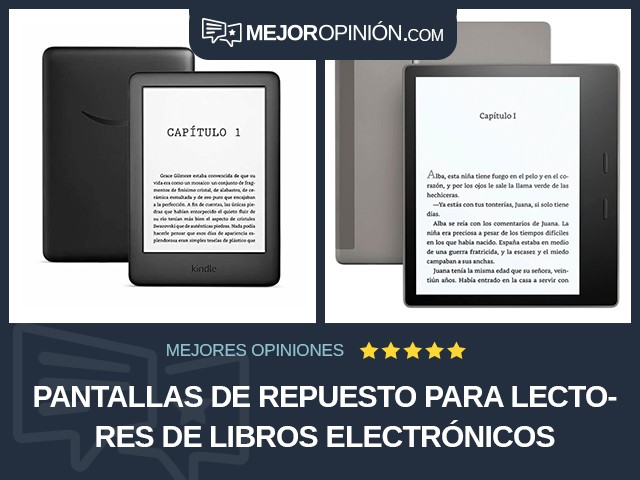 Pantallas de repuesto para lectores de libros electrónicos Amazon