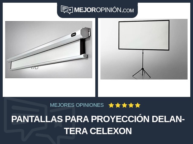 Pantallas para proyección Delantera celexon