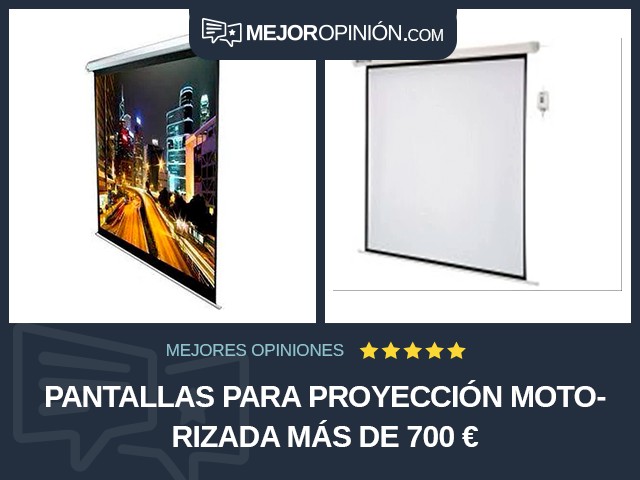 Pantallas para proyección Motorizada Más de 700 €