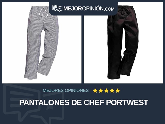 Pantalones de chef Portwest