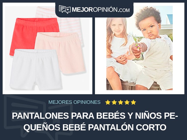 Pantalones para bebés y niños pequeños Bebé Pantalón corto