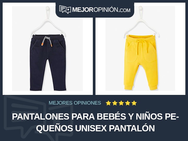 Pantalones para bebés y niños pequeños Unisex Pantalón