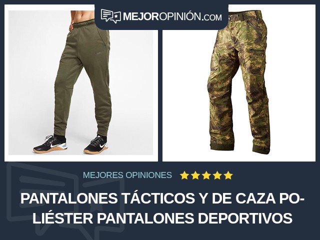 Pantalones tácticos y de caza Poliéster Pantalones deportivos