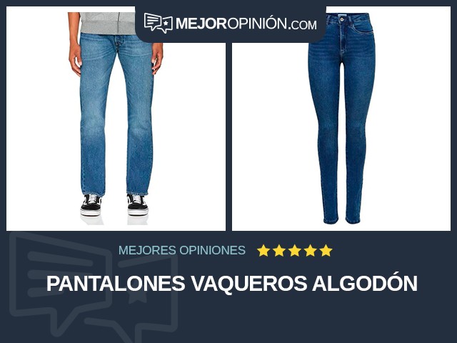 Pantalones Vaqueros Algodón