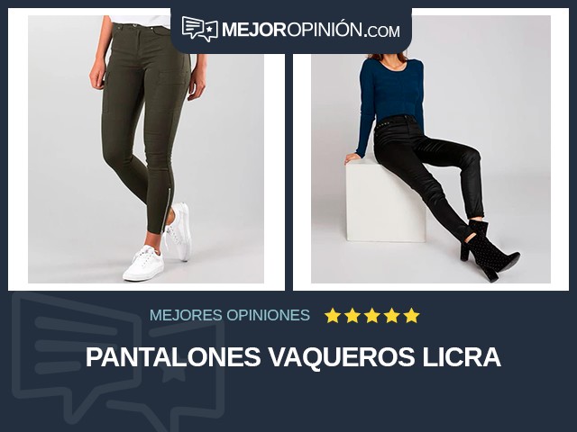 Pantalones Vaqueros Licra