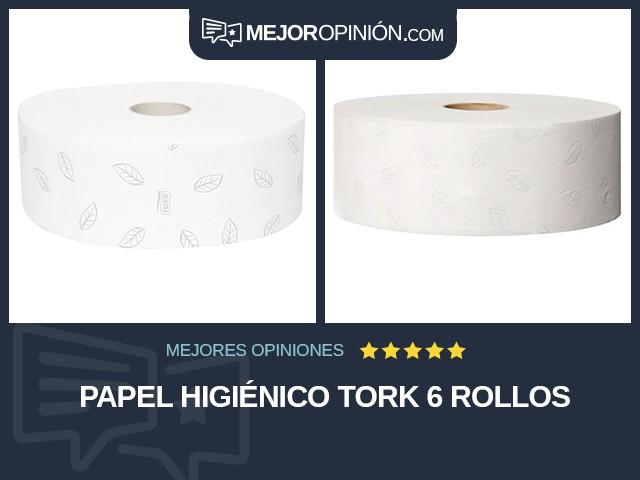 Papel higiénico Tork 6 rollos