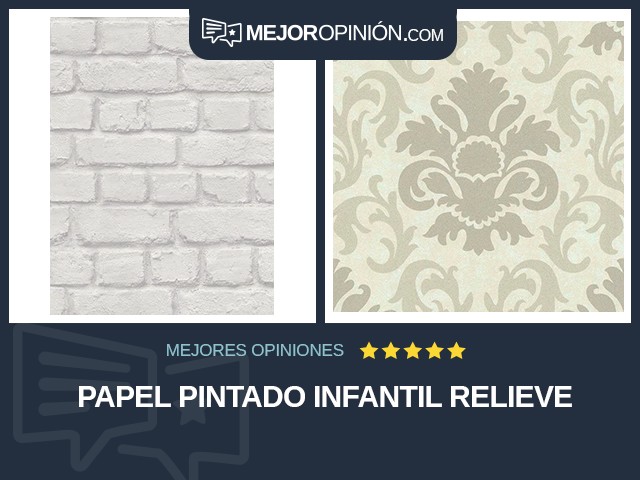 Papel pintado Infantil Relieve