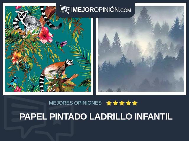 Papel pintado Ladrillo Infantil