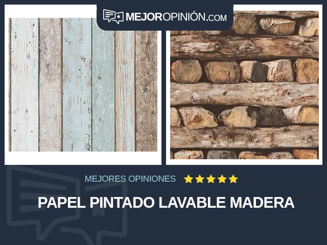 Papel pintado Lavable Madera