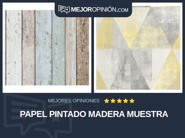 Papel pintado Madera Muestra