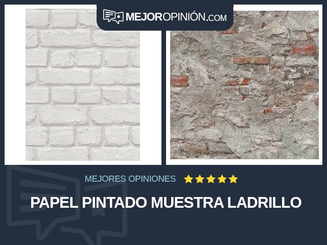 Papel pintado Muestra Ladrillo