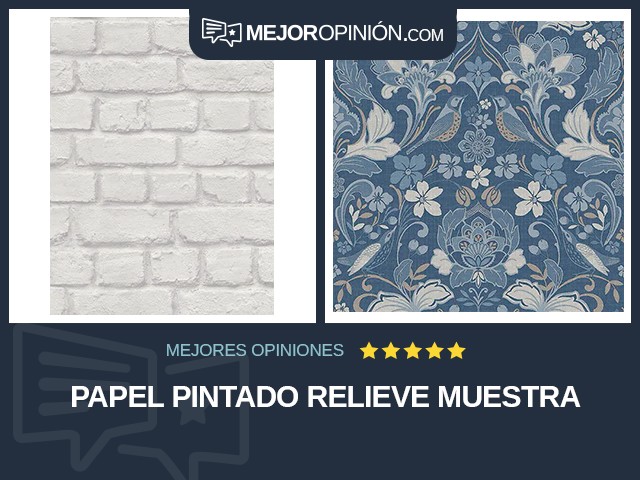 Papel pintado Relieve Muestra