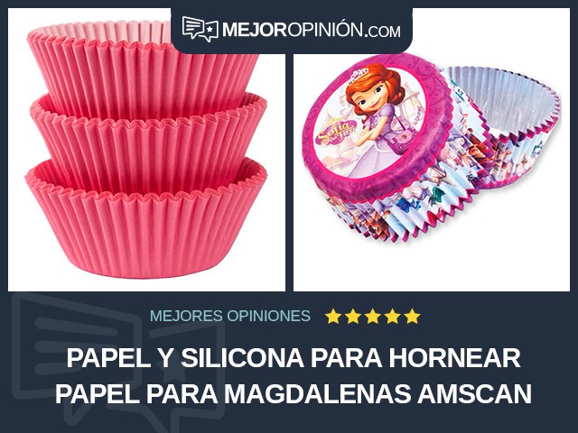 Papel y silicona para hornear Papel para magdalenas Amscan