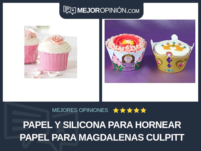 Papel y silicona para hornear Papel para magdalenas Culpitt