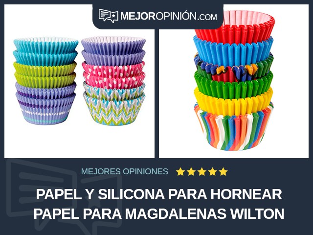 Papel y silicona para hornear Papel para magdalenas Wilton