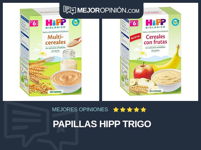 Papillas HiPP Trigo