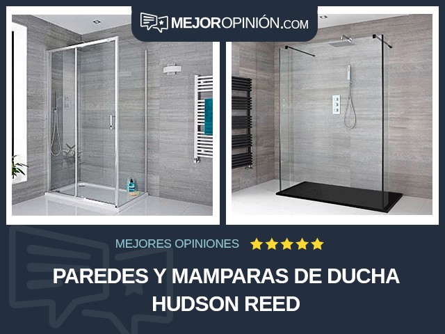 Paredes y mamparas de ducha Hudson Reed