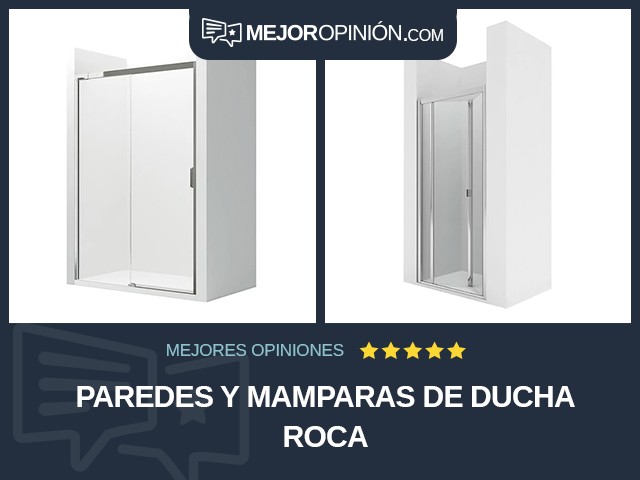 Paredes y mamparas de ducha Roca