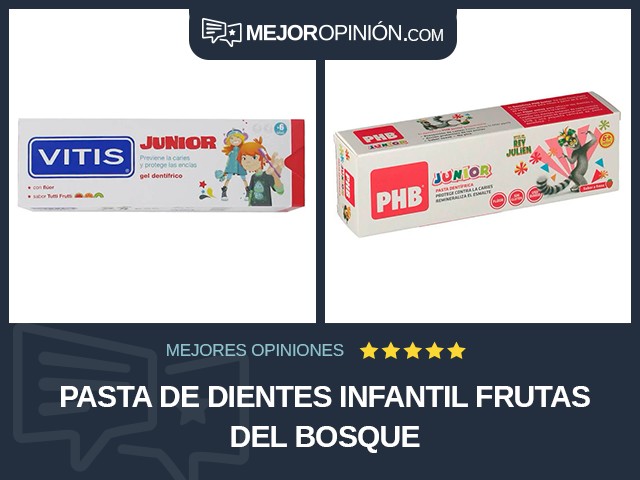 Pasta de dientes Infantil Frutas del bosque