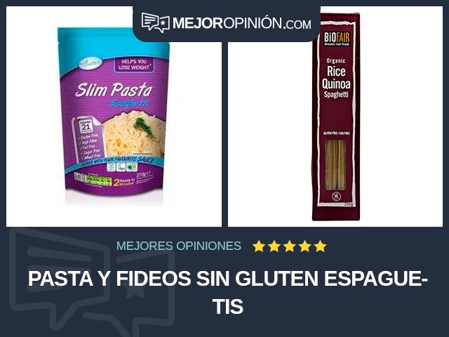 Pasta y fideos Sin gluten Espaguetis