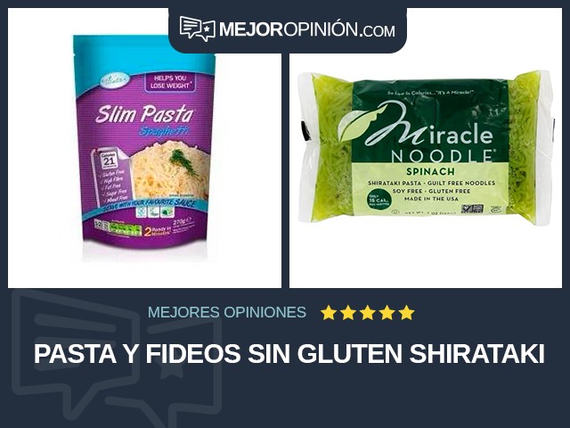 Pasta y fideos Sin gluten Shirataki