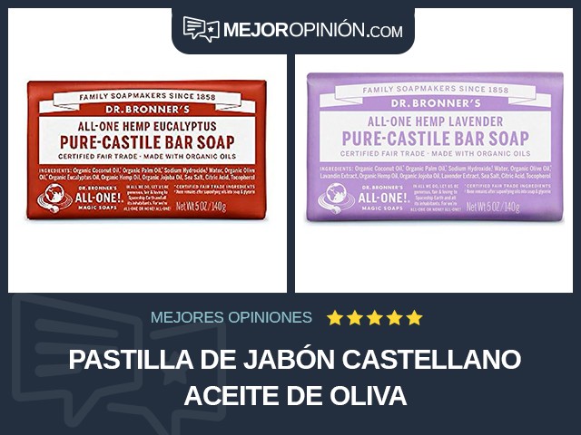 Pastilla de jabón Castellano Aceite de oliva