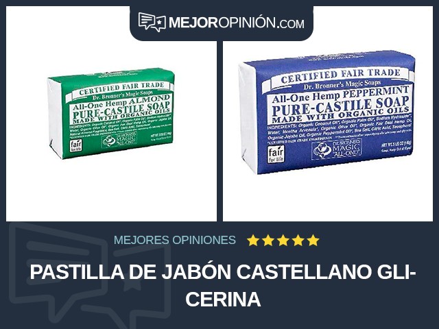 Pastilla de jabón Castellano Glicerina