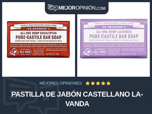 Pastilla de jabón Castellano Lavanda