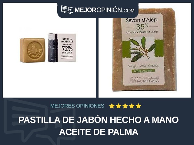 Pastilla de jabón Hecho a mano Aceite de palma