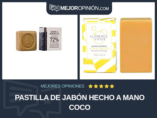 Pastilla de jabón Hecho a mano Coco