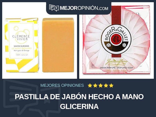 Pastilla de jabón Hecho a mano Glicerina