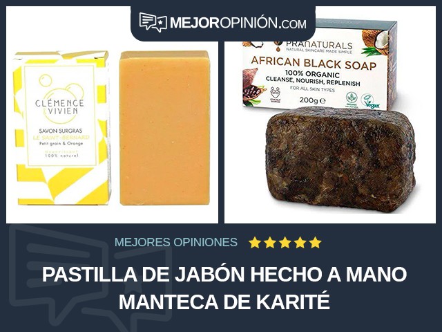 Pastilla de jabón Hecho a mano Manteca de karité