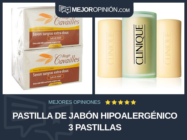 Pastilla de jabón Hipoalergénico 3 pastillas